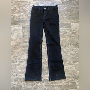 Girls Black Boot Cut Jeans